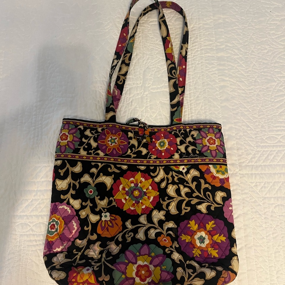 Vera Bradley Floral Patterned Tote Bag
